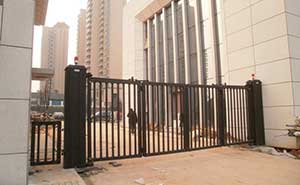 湖北省黃石市地稅局智能無軌懸浮門工程案例