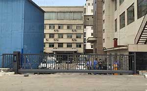 太原市總工會(huì)智能安全伸縮平移門(mén)工程案例