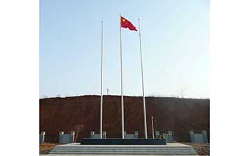 旗桿 - 電動(dòng)錐形旗桿