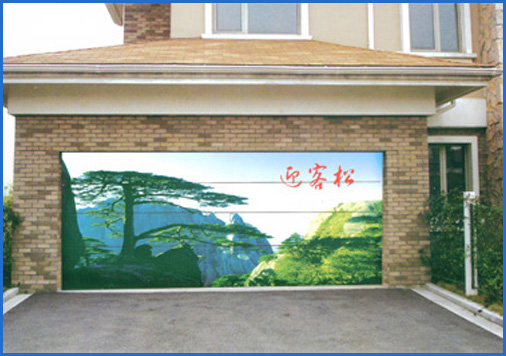 彩繪卷簾車庫門