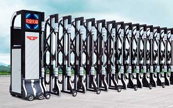 騰達(dá)門(mén)（黑色）鋁合金伸縮門(mén)