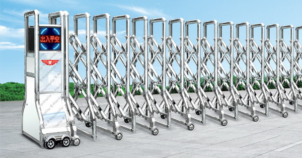 雷盾門（不銹鋼精拋）伸縮門