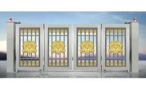 別墅大門 - 鋼藝折疊門-GY-1002