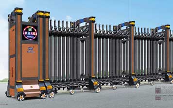 鋁合金伸縮門 - 格美經(jīng)典分段系列-2