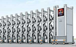 不銹鋼伸縮門 - A380系列-004不銹鋼伸縮門