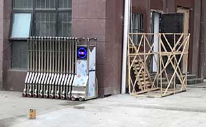 洪澤郵儲銀行電動伸縮門案例