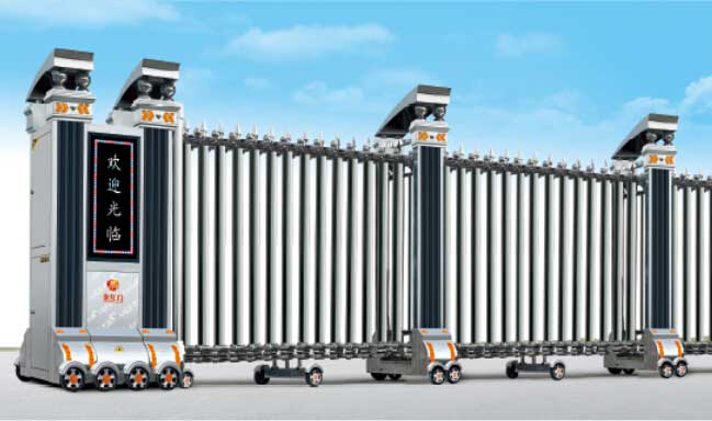 金紅門電動伸縮門