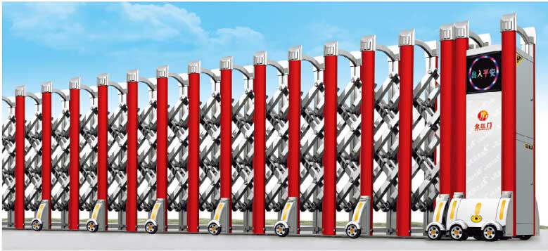 金紅門電動伸縮門