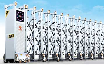 金紅門(mén)電動(dòng)伸縮門(mén)