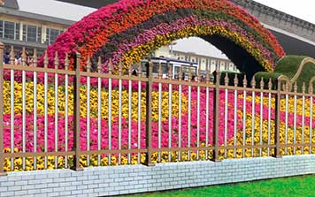 鋅鋼護欄 - 護欄 01（紅古銅色）