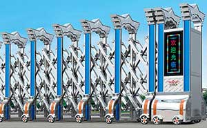 不銹鋼伸縮門 - 門王C-SSCL-J1301不銹鋼伸縮門