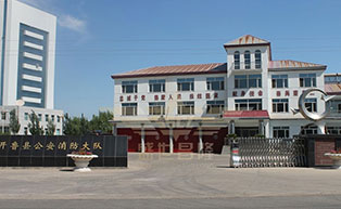 盛世昌?。蛻舭咐?-電動伸縮門）--開魯縣公安消防大隊 - 中出網(wǎng)-智能出入口與停車充電門戶