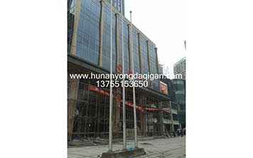 錐形電動(dòng)內(nèi)置式旗桿