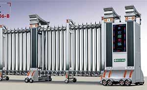 巨航706-B不銹鋼伸縮門