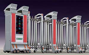 巨航707-D不銹鋼伸縮門