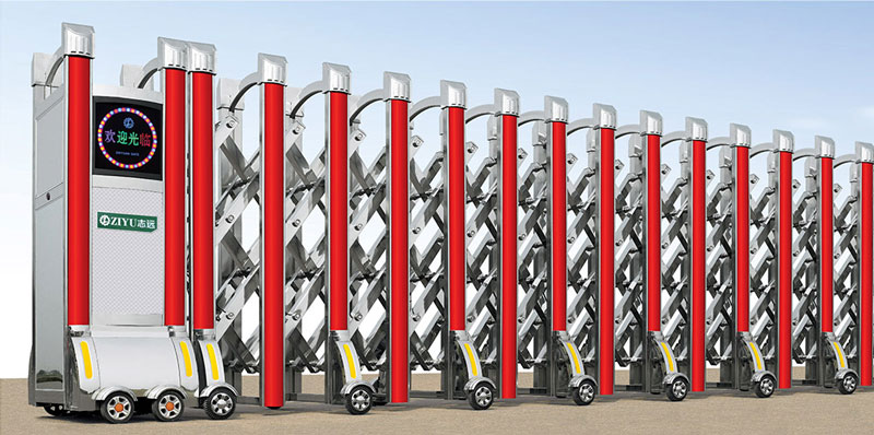 巨龍1號不銹鋼伸縮門