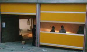 紅星美凱龍地下車庫快速門案例