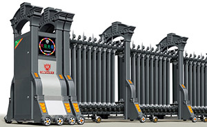 鋁合金伸縮門 - 君威-16014鋁合金伸縮門