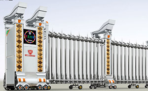 君悅-16028不銹鋼伸縮門