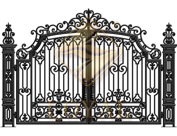 時(shí)尚鐵藝庭院大門