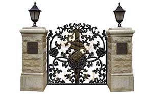 雕花鐵藝庭院大門