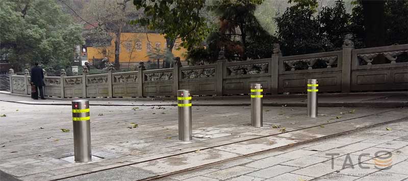 杭州雷峰塔景區(qū)升降柱案例 - 中出網(wǎng)-智能出入口與停車(chē)充電門(mén)戶(hù)