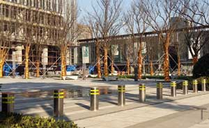 紹興金昌國(guó)際金融中心升降柱案例