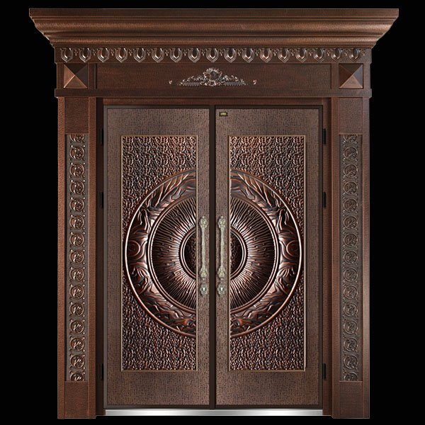 定制鑄鋁門別墅雙開進(jìn)戶大門鋁合金防盜對開子母精雕防爆門農(nóng)村入戶鄉(xiāng)村防盜