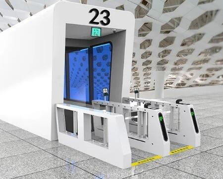 智能雙門互鎖擺閘CPW-143Y