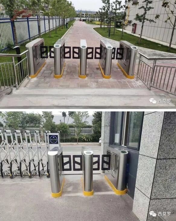 中國航天科技集團(tuán)九院7107廠在廠區(qū)安裝了戶外擺閘CPW-116Y