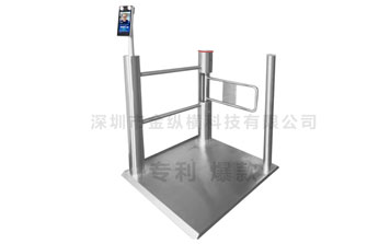 工地測(cè)溫人臉識(shí)別三輥閘