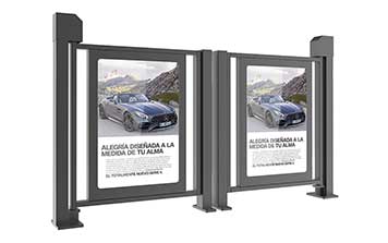 廣告小門(mén) - 小區(qū)人行通道廣告門(mén)