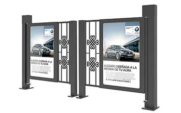 廣告小門 - 中國(guó)風(fēng)風(fēng)格人行通道廣告門