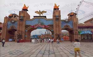 安徽太和環(huán)球游樂園通道閘案例