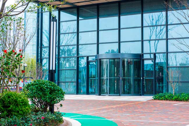 上海張江集團旋轉(zhuǎn)門案例 - 中出網(wǎng)-智能出入口與停車充電門戶