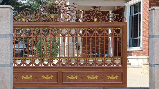 新世界豪園別墅大門案例 - 中出網(wǎng)-智能出入口與停車充電門戶