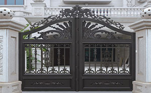 萬科蘭喬圣菲別墅大門案例