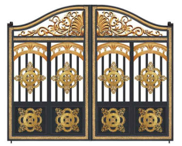 庭院門-阿福特 對開庭院門