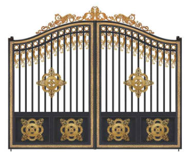 庭院門-阿吉達 對開庭院門