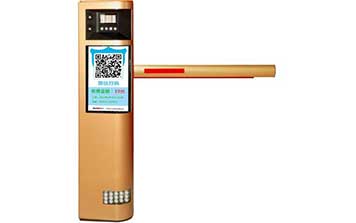 LCD高速車牌識別道閘掃碼付一體機