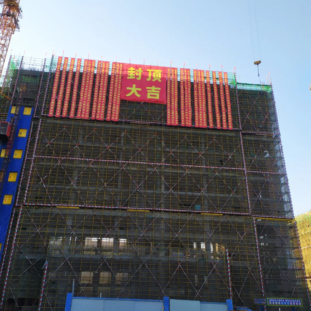 狄耐克產(chǎn)業(yè)園喜封金頂