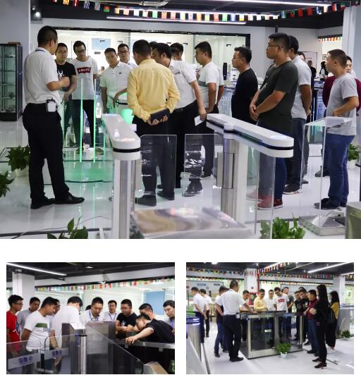 代理商一行首先參觀德寶展廳