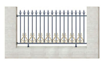 WL-18918護(hù)欄（深空灰+藝術(shù)金黃）