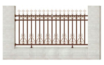 WL-17905護(hù)欄（名流深咖+藝術(shù)金黃）