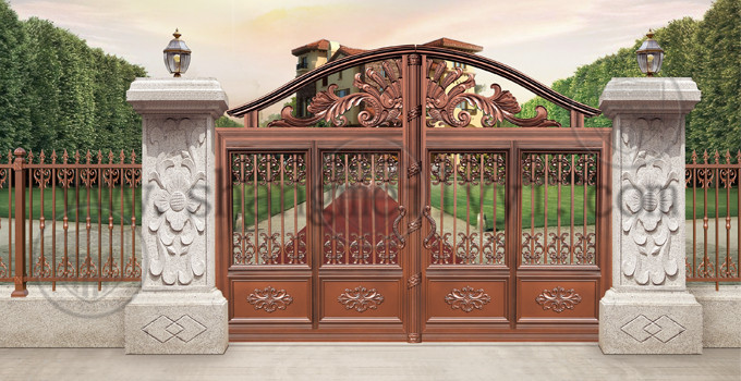 庭院別墅大門 - 豪華庭院大門