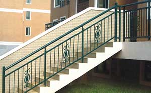 湖南常德小區(qū)住宅樓梯護(hù)欄案例