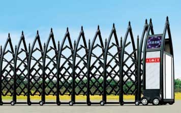 鋁合金伸縮門(mén) - JXD-2077-長(zhǎng)城衛(wèi)士2號(hào)伸縮門(mén)