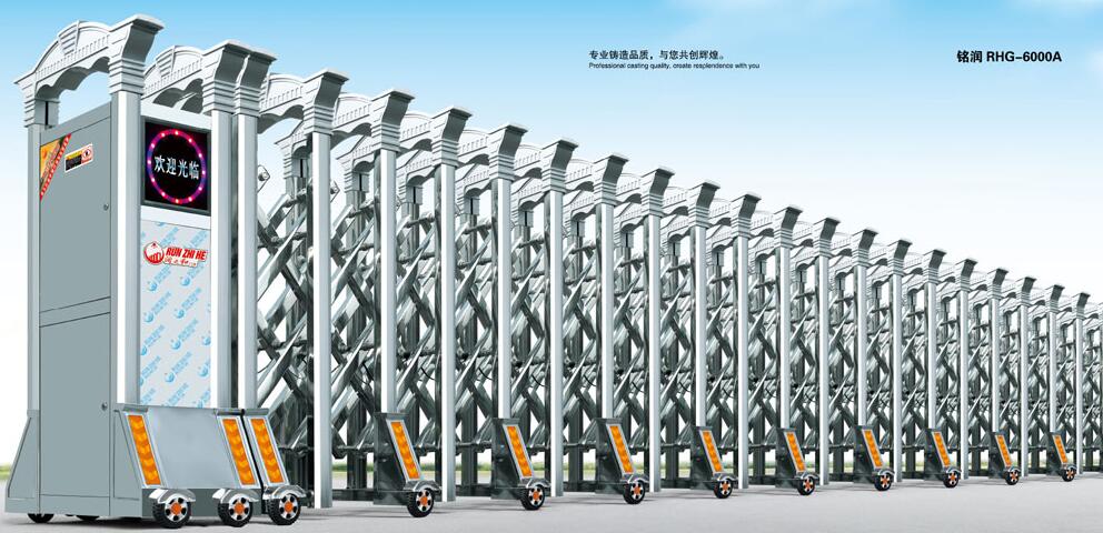 不銹鋼伸縮門 - 銘潤(rùn)精拋不銹鋼伸縮門