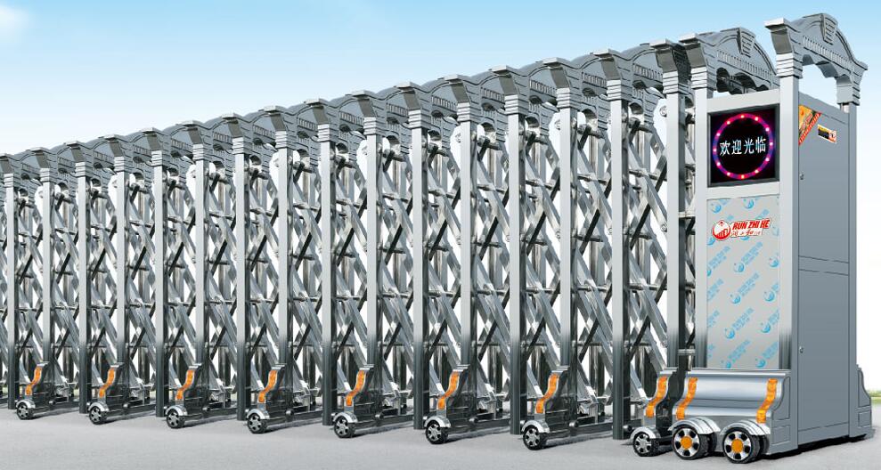 不銹鋼伸縮門(mén) - 銘潤(rùn)精拋不銹鋼伸縮門(mén)