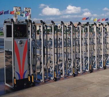 不銹鋼伸縮門(mén) - 南海霸王·銀白